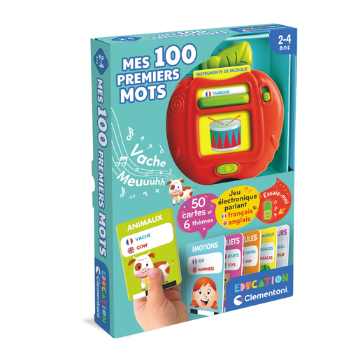 [8005125528523] CLEMENTONI My first 100 bilingual words the box