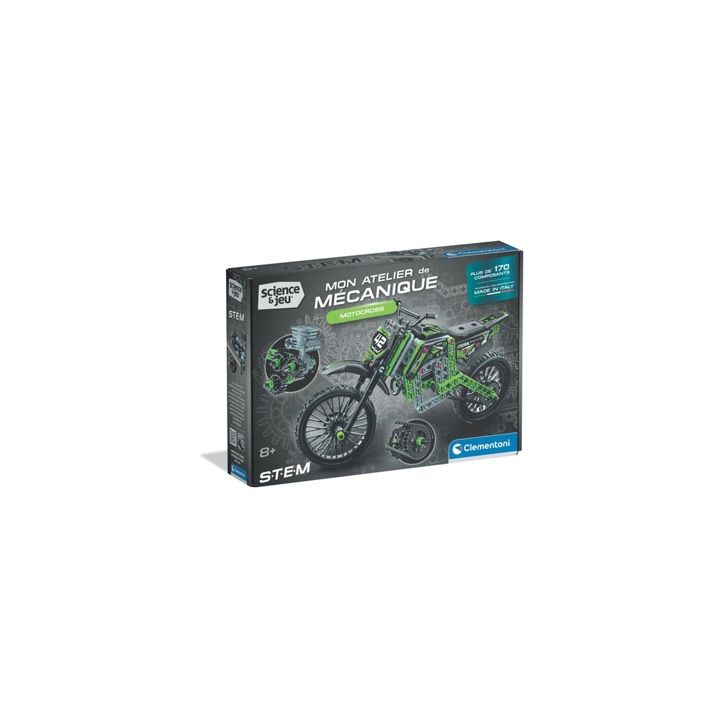 CLEMENTONI Motocross xtrem Construction Set