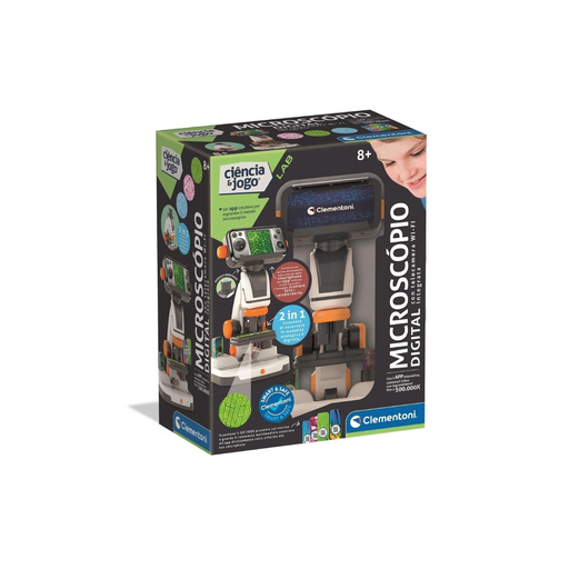 [8005125674114] CLEMENTONI Smart AI 2-in-1 Digital Microscope 67411