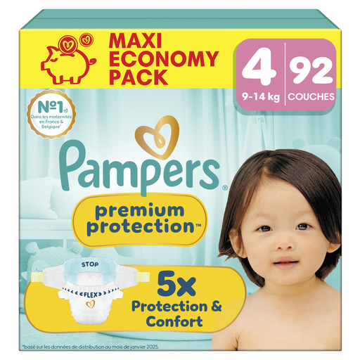 [8006530131889] PAMPERS Premium Protection diapers size 4 92 diapers