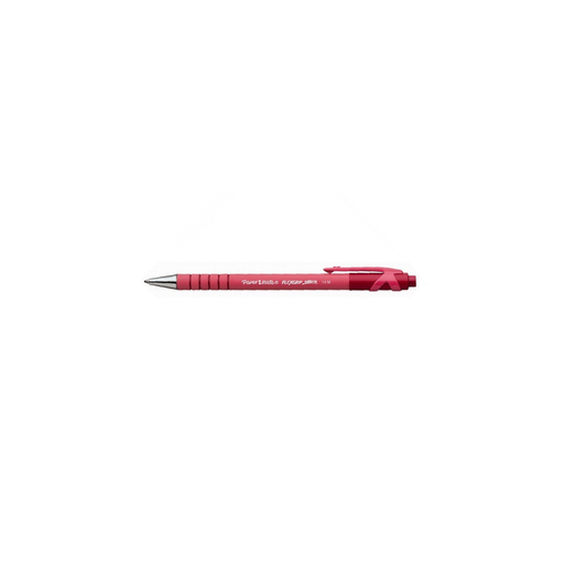 [8008285096123] PAPERMATE Stylo À Bille Rouge Rétractable Pointe Moyenne Flexgrip