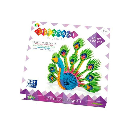 [8032591787383] OXFORD Creagami 3D Peacock Craft Kit