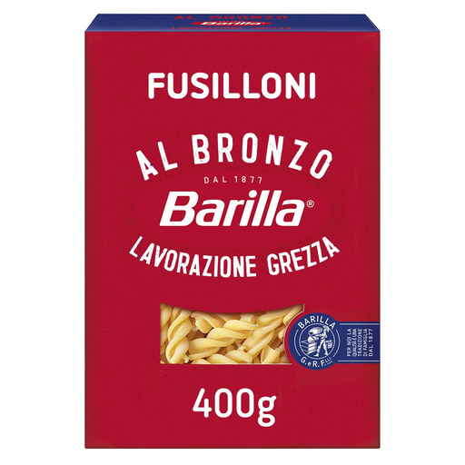 [8076809580854] BARILLA Pâtes Fusilloni Al Bronzo 400 g