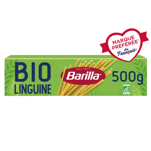 [8076809582711] BARILLA Pâtes linguine bio 500 g