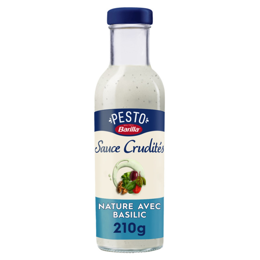 [8076809587259] BARILLA Sauce pesto crudités nature 210 g