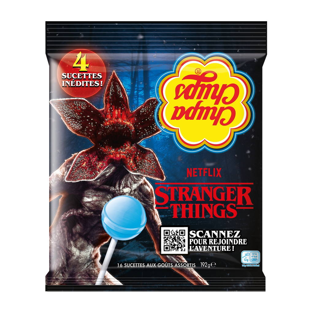 CHUPA CHUPS Sucettes Stranger Things assorties 192 g
