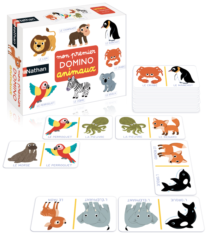 NATHAN O Meu Primeiro Dominó Animais 3 Anos+