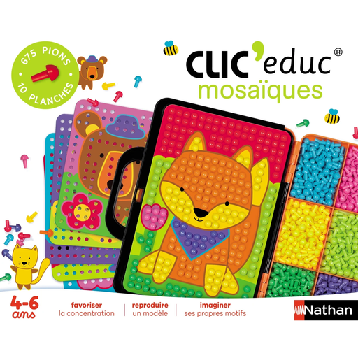 [8410446316078] DUJARDIN Clic Educ Mosaique o jogo