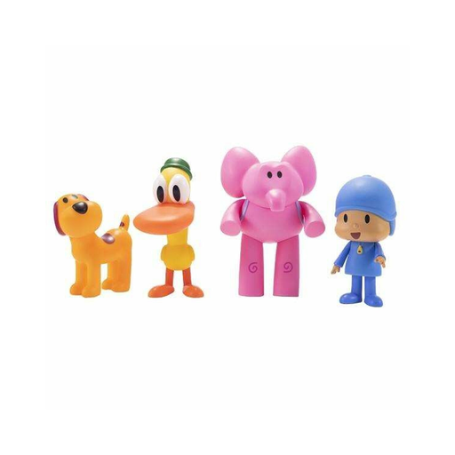 [8414614777500] BANDAI Pocoyó Figure Set 4 Pieces 19.4 X 8.5 X 3.14cm