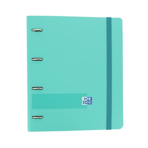 [8427291023563] OXFORD Ring Binder Europeanbinder Polyfoam Turquoise A4