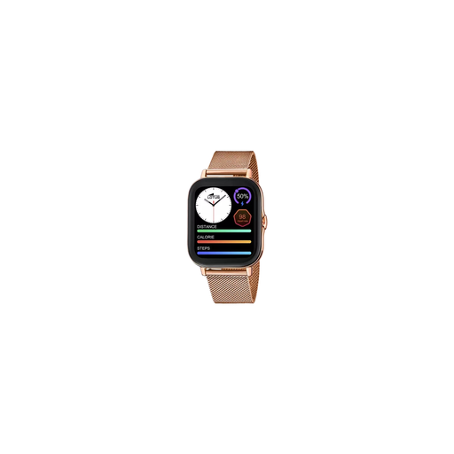 [8430622779442] LOTUS Montre Connectée Smartime 37mm Écran Tactile Acier Rose Doré