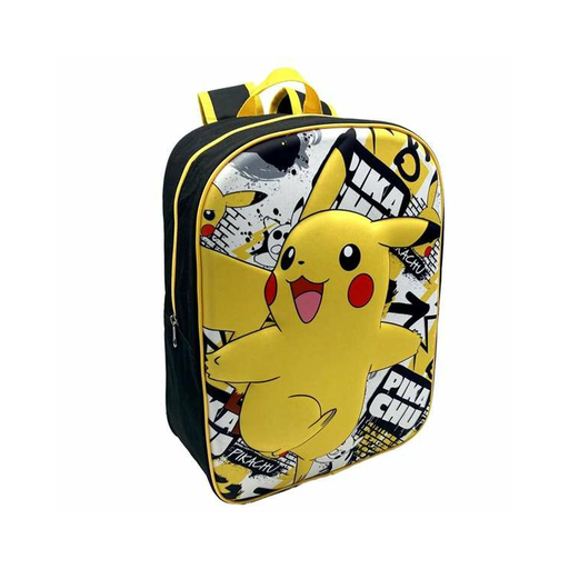 [8435632406210] POKEMON School Backpack TBT424135C15 black and yellow