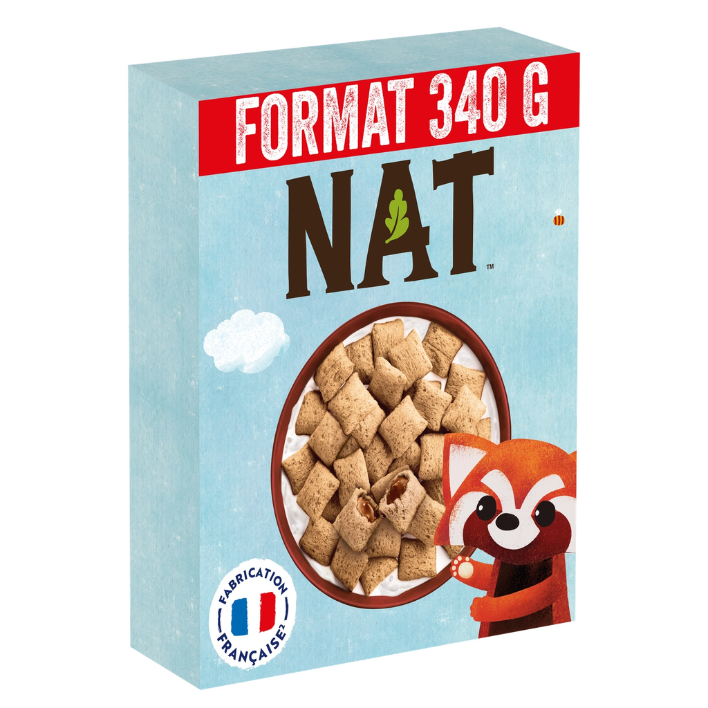 NESTLE Nat cereales crujientes fondant chocolate avellanas 340 g