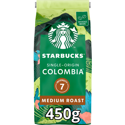 [8445290183286] STARBUCKS Café en Grano 100% Arabica Intensidad 7 Single Origin Colombia 450 g