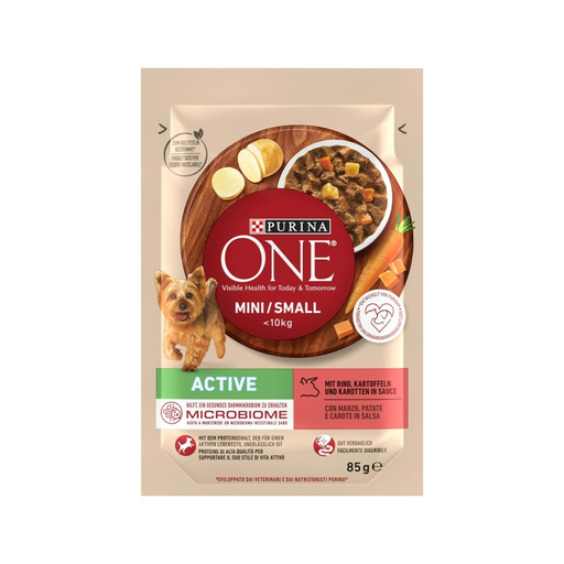 [8445290298003] PURINA Wet Food Mini/Small Active Beef Beef Meat 85 g