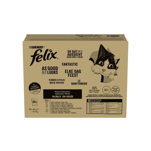 [8445290408839] FELIX Tendres Effilés Mixed Selection 80 x 85 g