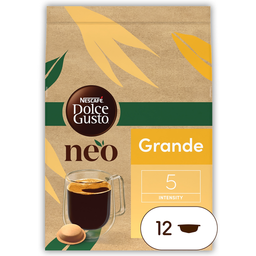 [8445290508423] DOLCE GUSTO Cápsulas de café Grande Intensidad 5 compatible Neo 12 cápsulas 84 g