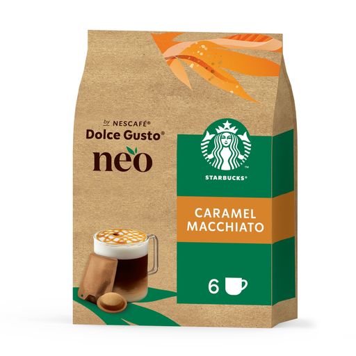 [8445290511164] STARBUCKS Café Cápsulas Caramel Macchiato Compatible Dolce Gusto Neo 6 Cápsulas