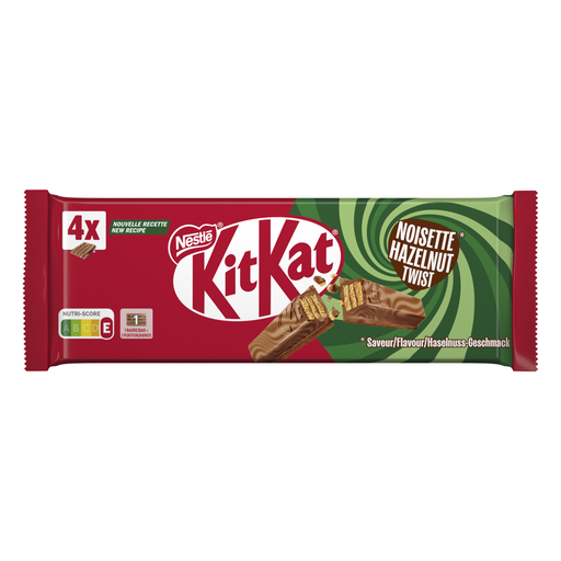 [8445290541994] KITKAT Crispy Wafer coated in milk chocolate hazelnut flavor 41.5 g