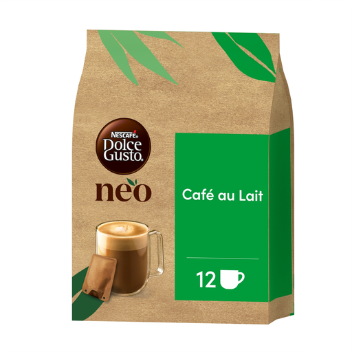 [8445290551184] DOLCE GUSTO Café au Lait Compatible Neo NESCAFE NEO 12 Cápsulas