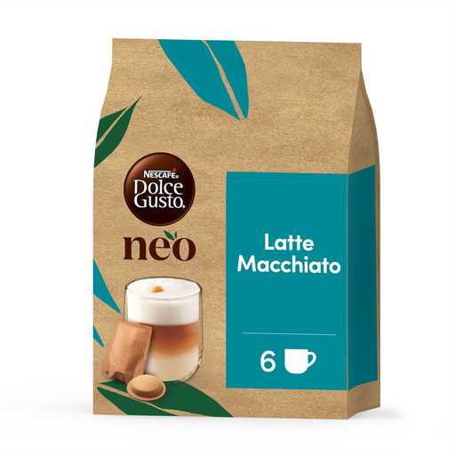 [8445290551740] NESCAFE DOLCE GUSTO Cápsulas de Latte Macchiato compatibles Neo 2x6 cápsulas 120 g