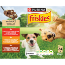 FRISKIES Pâtées pour chien en sauce viandes et légumes 24 sachets de 85 g