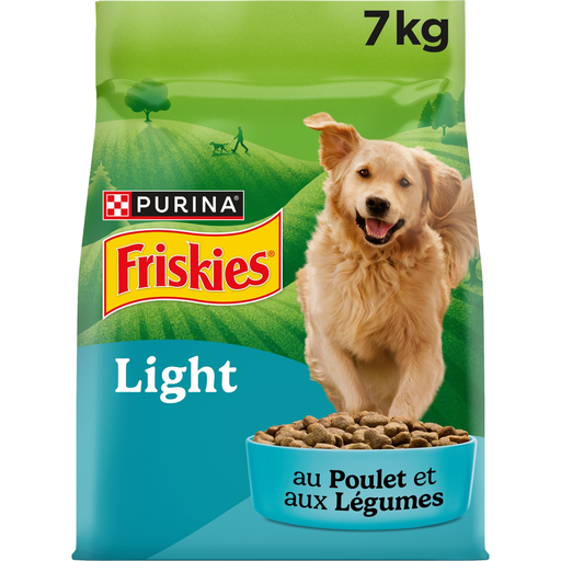[8445290976505] FRISKIES Croquettes Light Poulet et Légumes pour Chien Adulte 7 kg