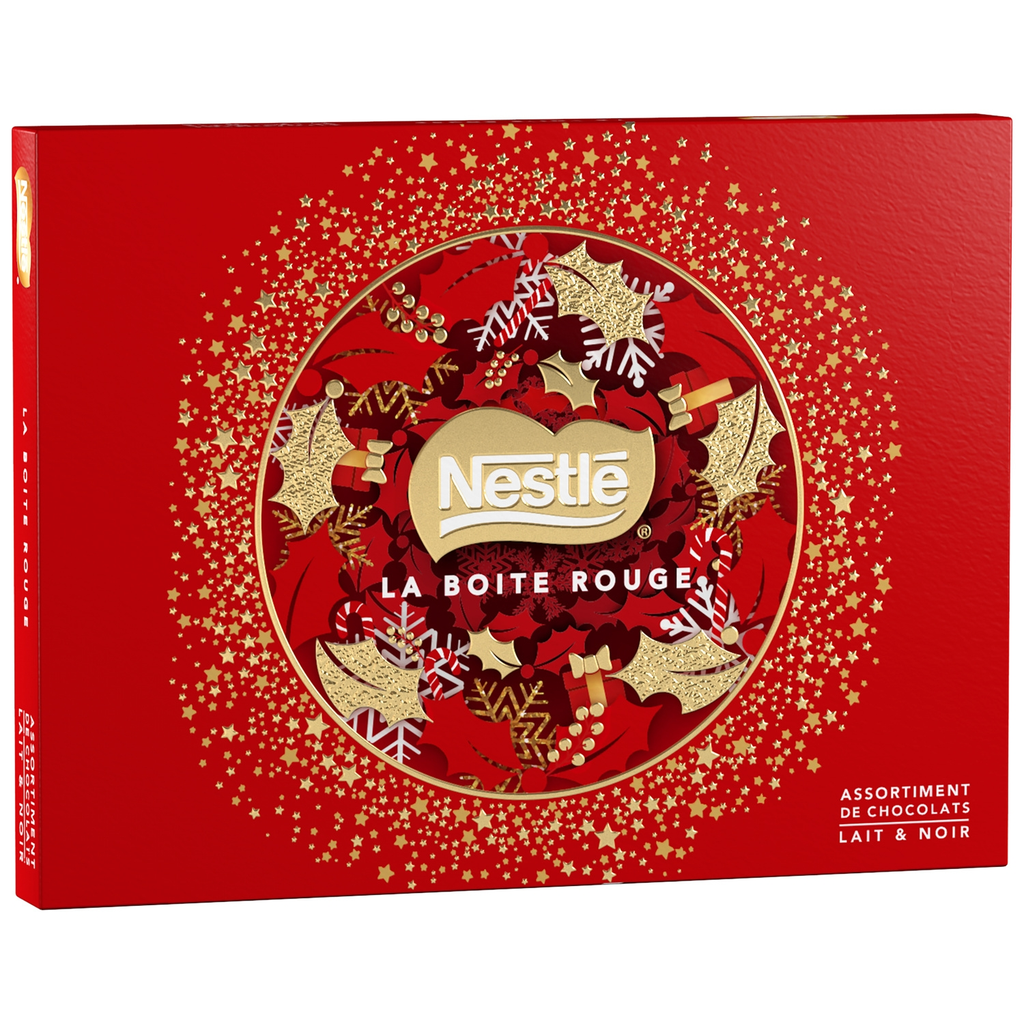 NESTLE Assortiment Confiserie Chocolat Rouge Noël 198 g