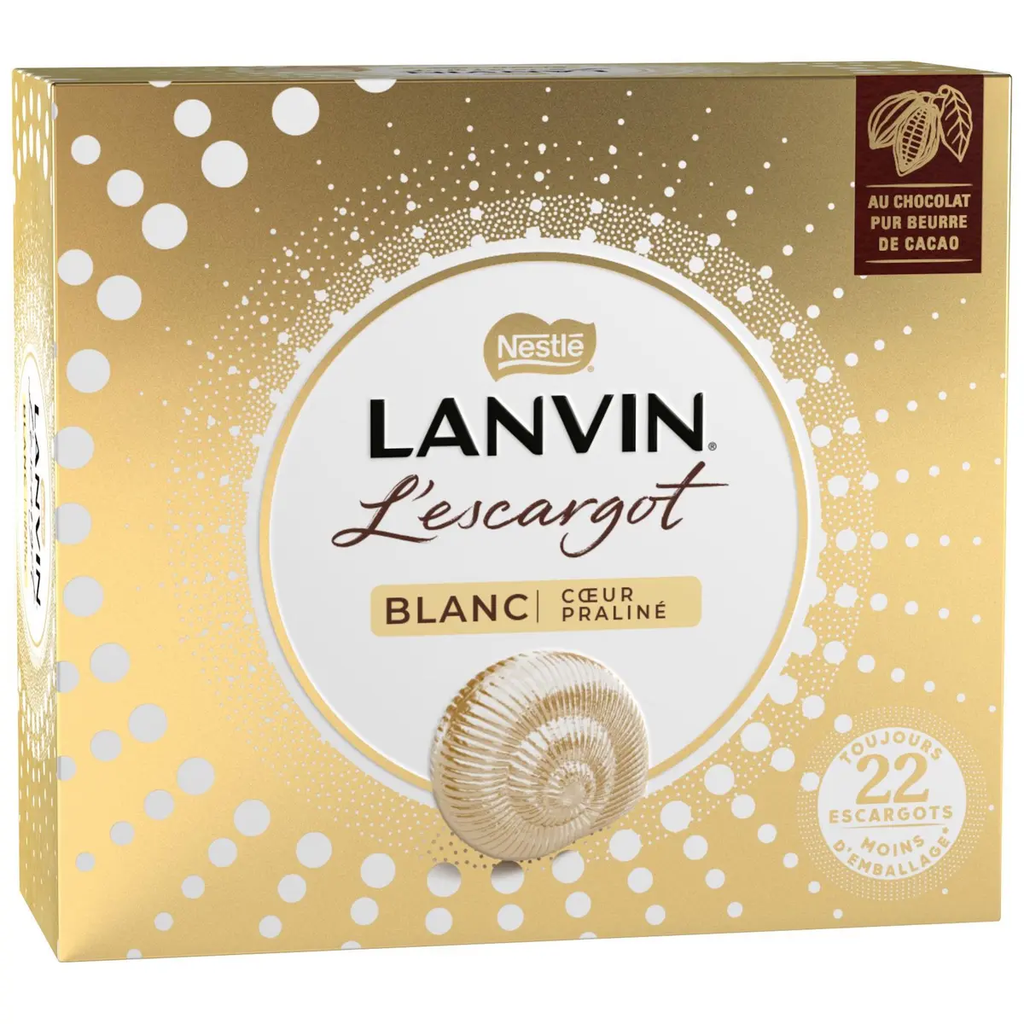 LANVIN White chocolate pralines gift box 362 g