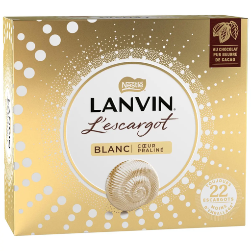 [8445291094666] LANVIN White Chocolate Praline Filled Bonbons Gift Box 362 g