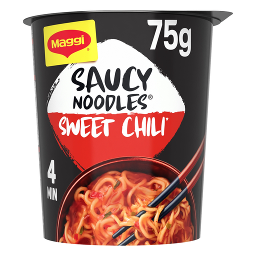 [8445291174924] MAGGI Cup nouille instantanée japonaise Sweet Chili Saucy Noodles 75 g