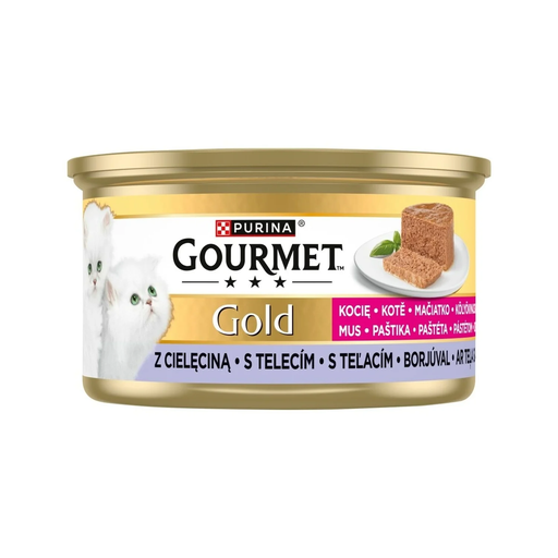 [8445291514522] PURINA Gourmet Gold Kitten Mousse au Veau 85 g