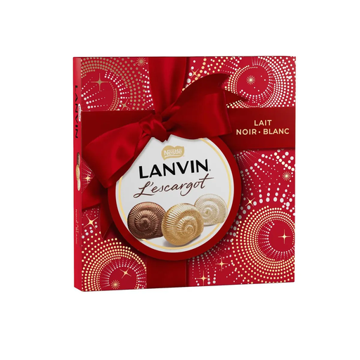 [8445291708129] NESTLE Lanvin surtido de chocolates con leche, negro y blanco rellenos de praliné 296 g