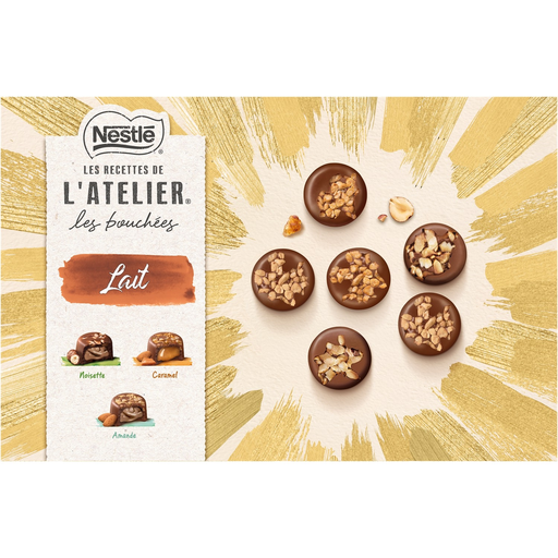 [8445291726246] NESTLE Bombons de chocolate de leite LES RECETTES L'ATELIER 410 g
