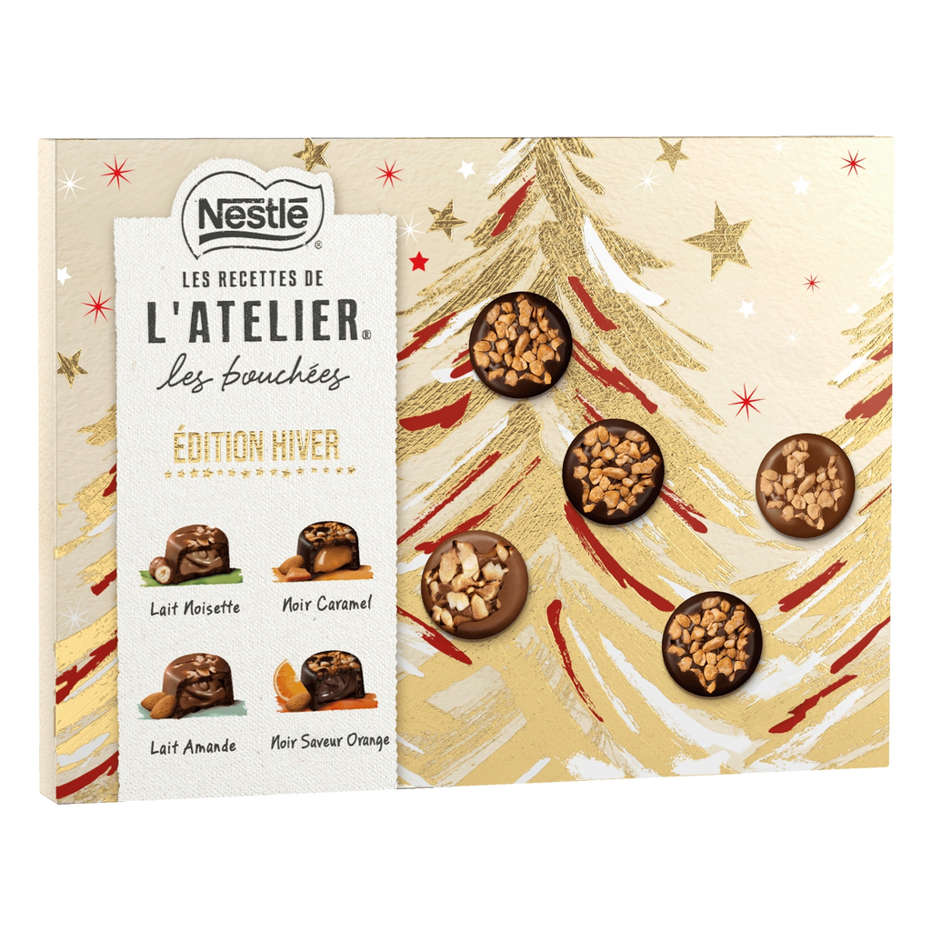 NESTLE Sortido de bombons de chocolate edição inverno LES RECETTES DE L'ATELIER 190 g