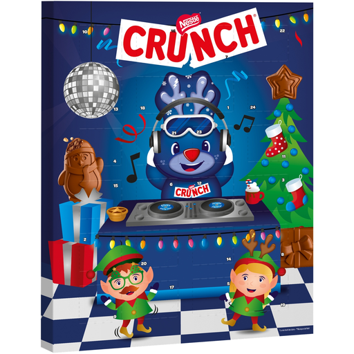 [8445291774995] CRUNCH Kids Advent Calendar Milk Chocolate and Puffed Rice 85 g