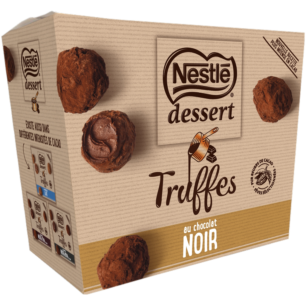 NESTLE Assortiment de truffes au chocolat noir 250 g