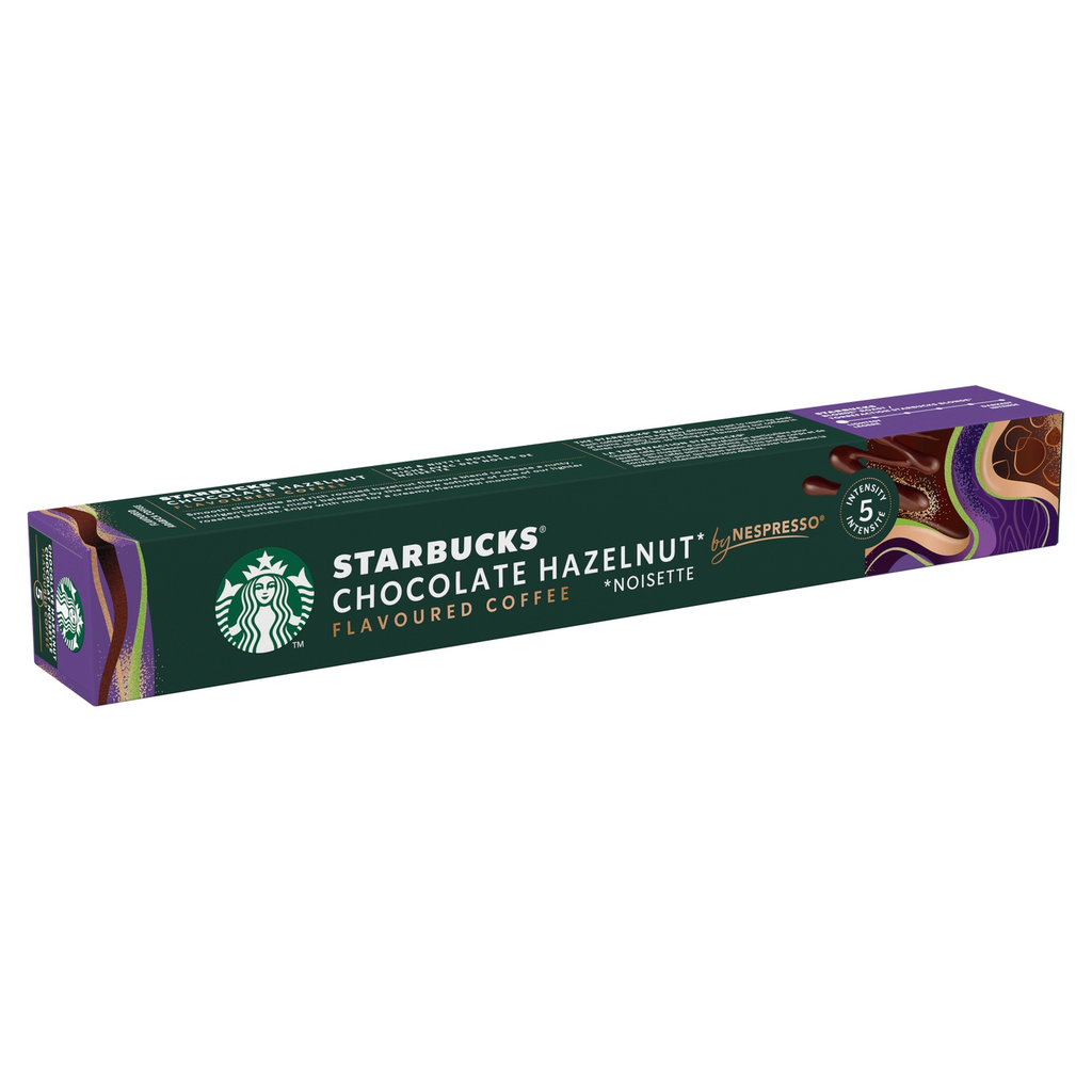 STARBUCKS Cápsulas de café sabor chocolate avelã intensidade 5 51 g