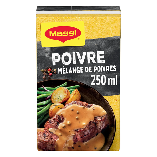 [8445291859296] MAGGI Ma Sauce Fine Sauce liquide aux poivres 250 ml