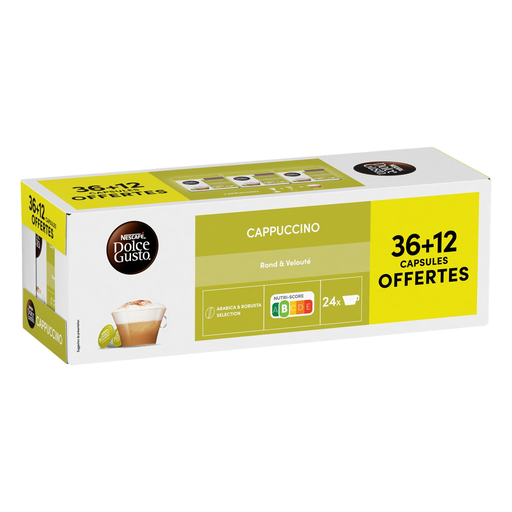 [8445291902091] NESCAFE DOLCE GUSTO Cápsulas de Cappuccino 48 cápsulas 559 g