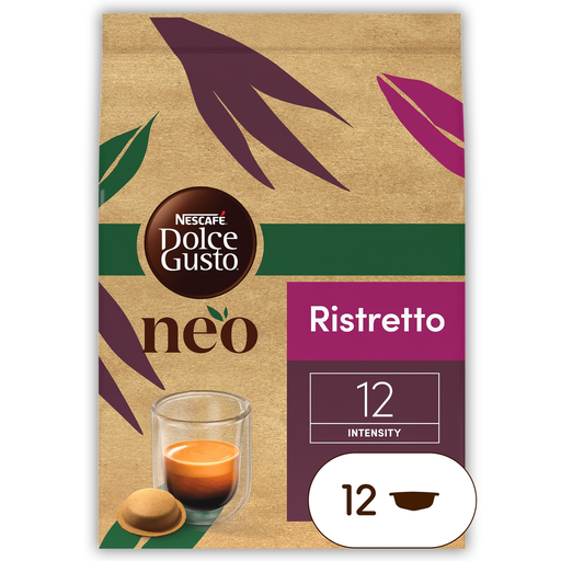 [8445291920996] DOLCE GUSTO NEO Cápsulas de café Ristretto Intensidade 12 84 g