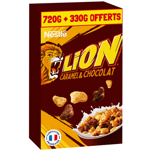 [8445292005463] LION Cereales de caramelo y chocolate 720g+330g