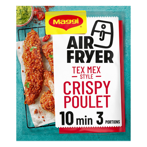 [8445292199001] MAGGI Air Fryer Crispy Mistura para tempero desidratado frango Tex Mex 66 g