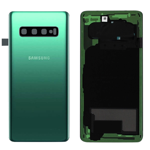 [8596311071256] SAMSUNG Battery Cover For Galaxy S10 Rear Panel Green