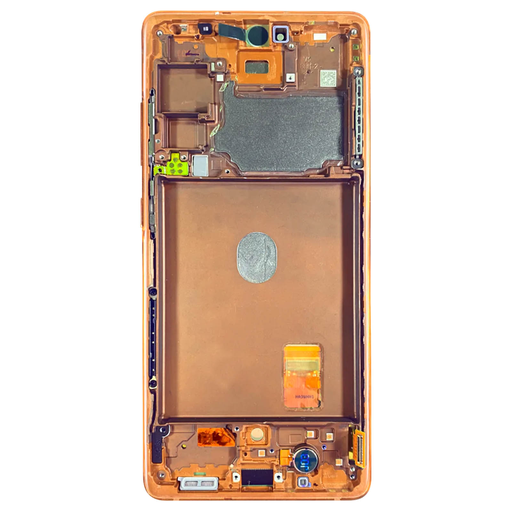 [8596311128189] SAMSUNG Full Assembly For Galaxy S20 Fe Lcd Screen Touch Glass Orange 4g