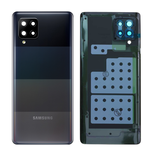 [8596311134777] SAMSUNG Battery Cover For Galaxy A42 Black
