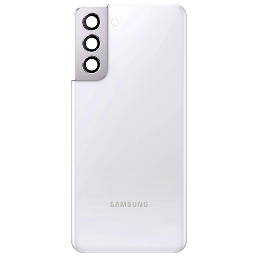 [8596311143014] SAMSUNG Battery Cover For Galaxy S21 Rear Panel White