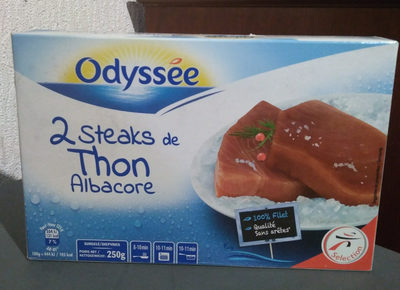 ODYSSÉE Bife de Atum Thonal'Ax2 250 g