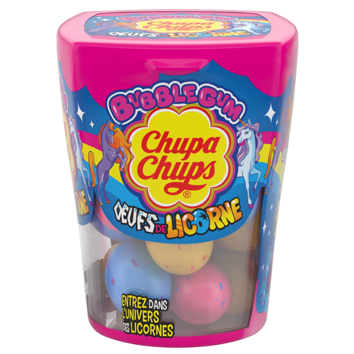 [8682790000501] CHUPA CHUPS Filled Chewing Gum Candies Strawberry Blueberry Banana 90 g