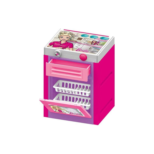 [8690089016126] MATTEL Lave-vaisselle Dolu Barbie Avec Effets Sonores Jouet Rose